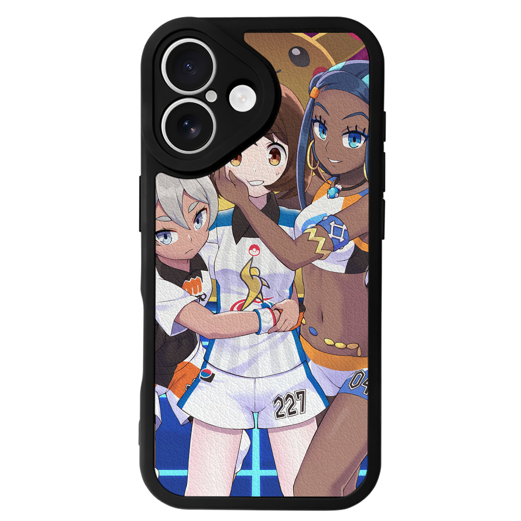 （画像用） ポケットモンスター Pokémon 【iPhone 16シリーズ対応】シリコンスマホケース（レザー調） 材質：シリコン